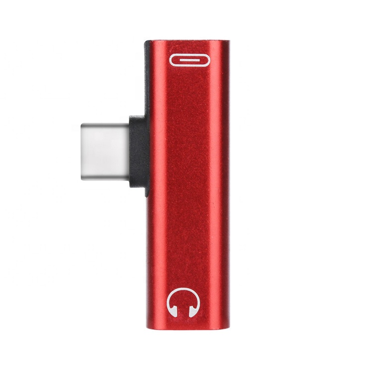 2 in 1 USB Type C to 3.5mm Jack PD Charging Headphone Audio Adapter