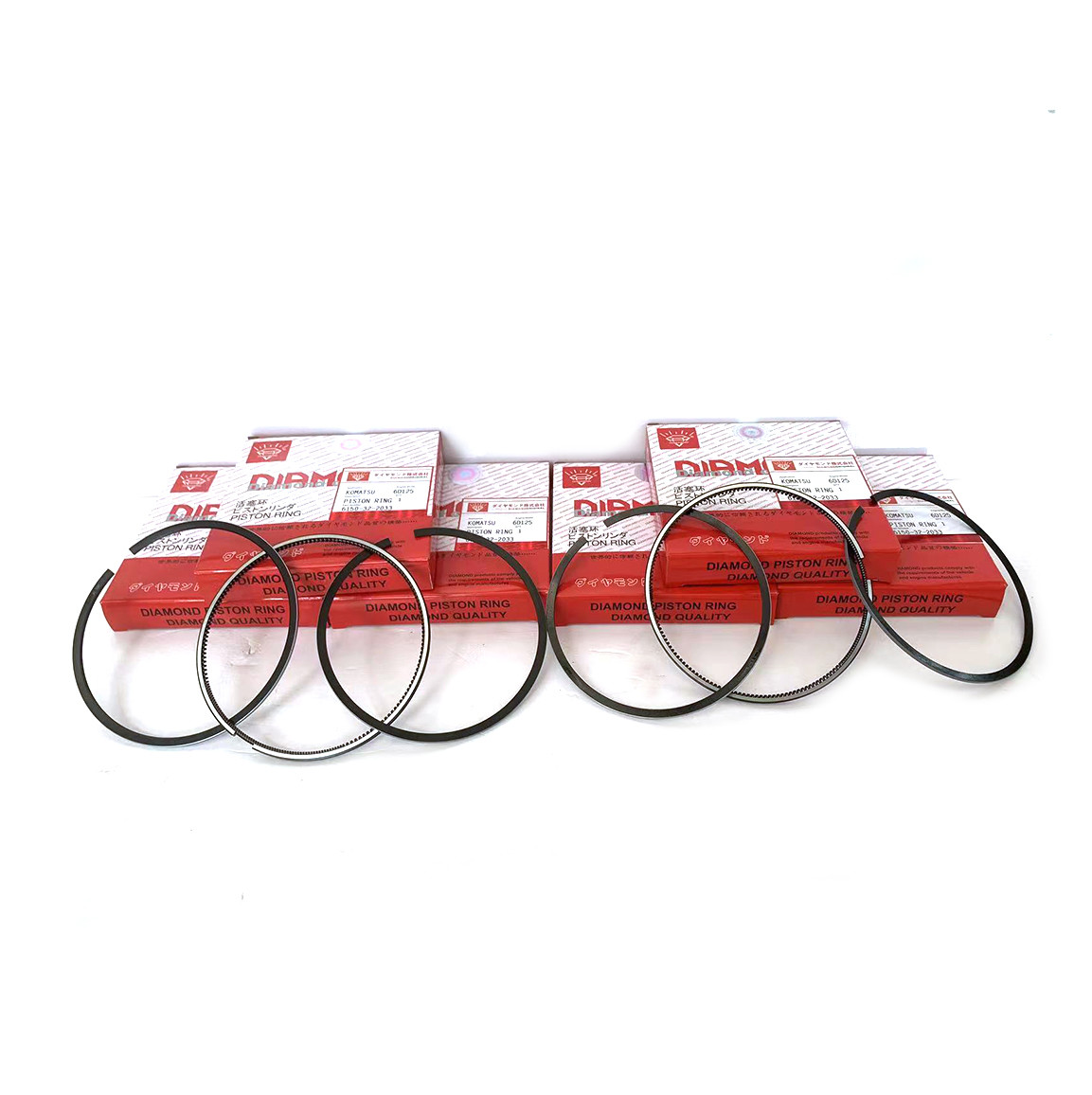 6150-32-2033 18211 RIK Piston Ring Spare Engine Parts For 6D125-5 PC400-5