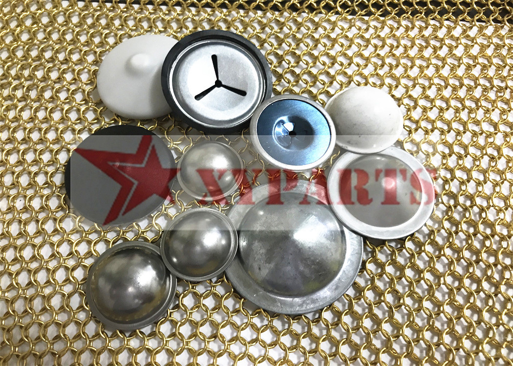 7/8" Domed Capped Speed Insulation Washers Stainless Steel Aluminum