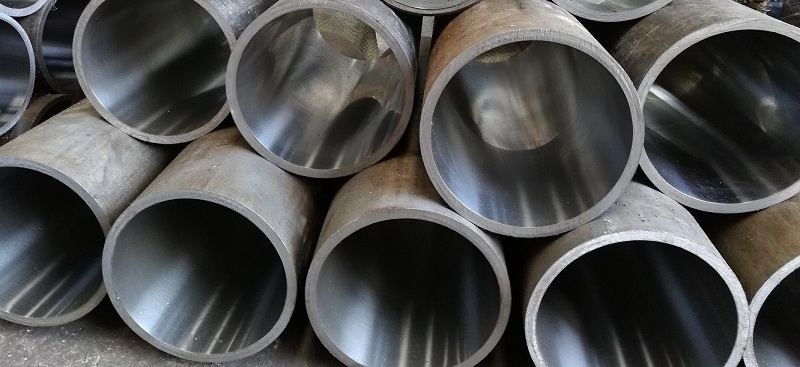 Honed hydraulic cylinder tubes