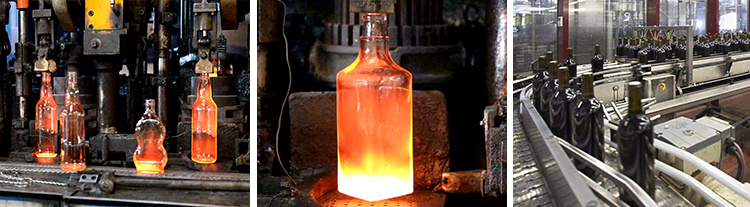 Wholesale 500ml 700ml 750ml 75cl Glass Wine Bottles with Caps
