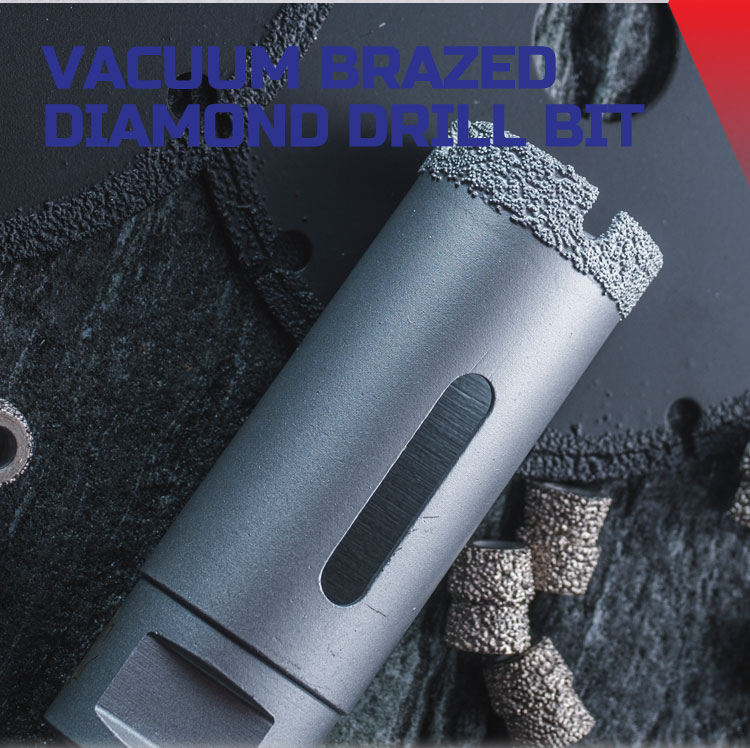 Vacuum Brazed Diamond Drill Bit Segment For Marble Diameter 19-125mm Performance