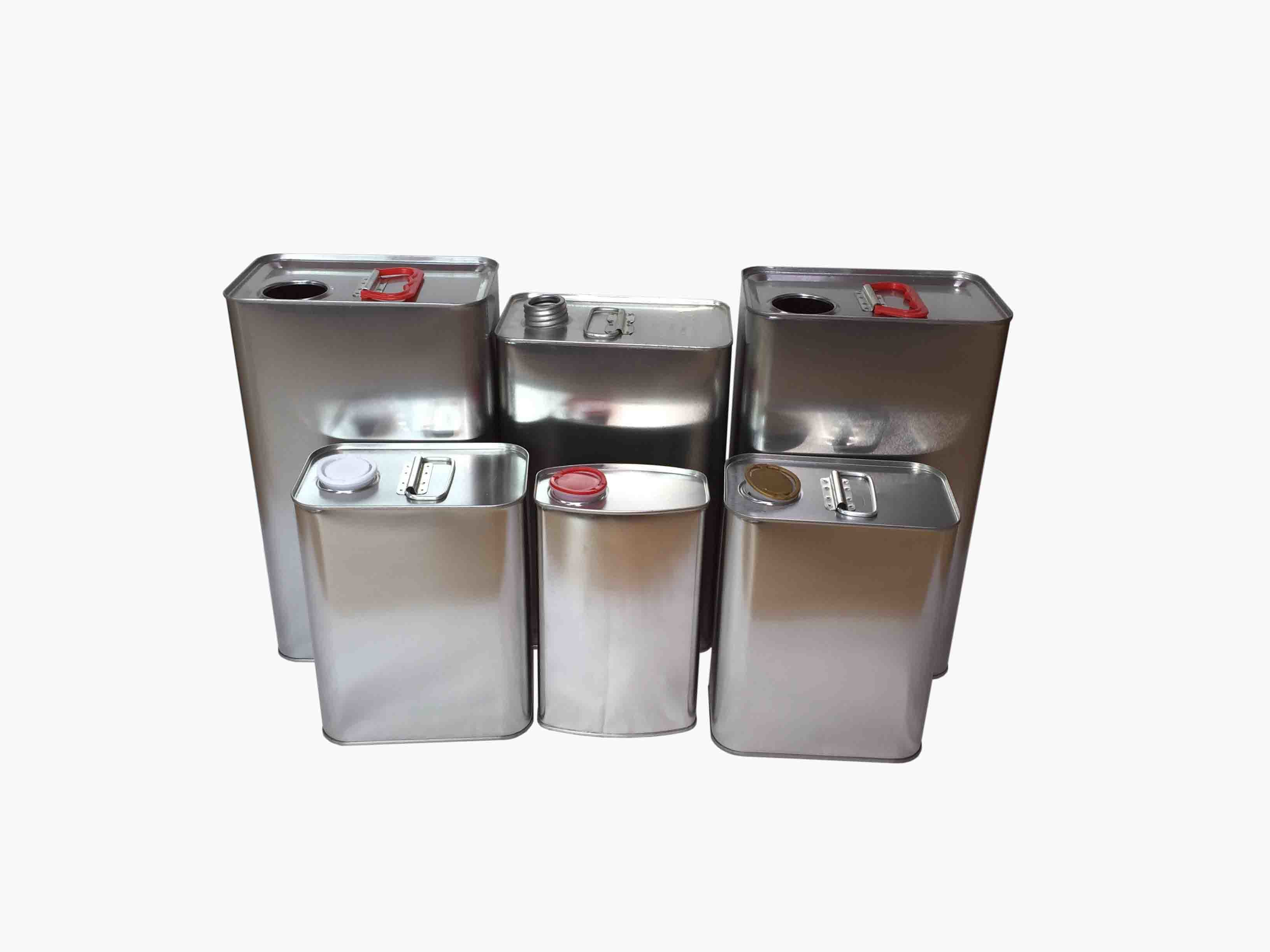 6L Tinplate Metal Empty Paint Pail Bucket Iron Tin Barrel