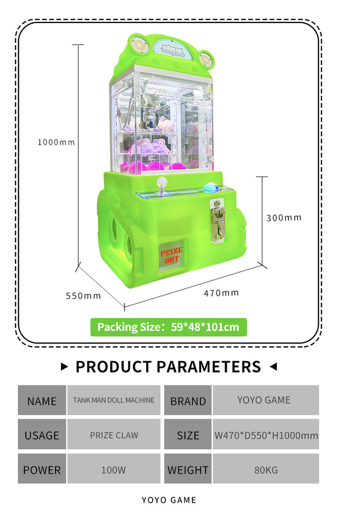 High Quality Children Game Machine Gift Claw Machine Mini Claw Machine Toy For Kids