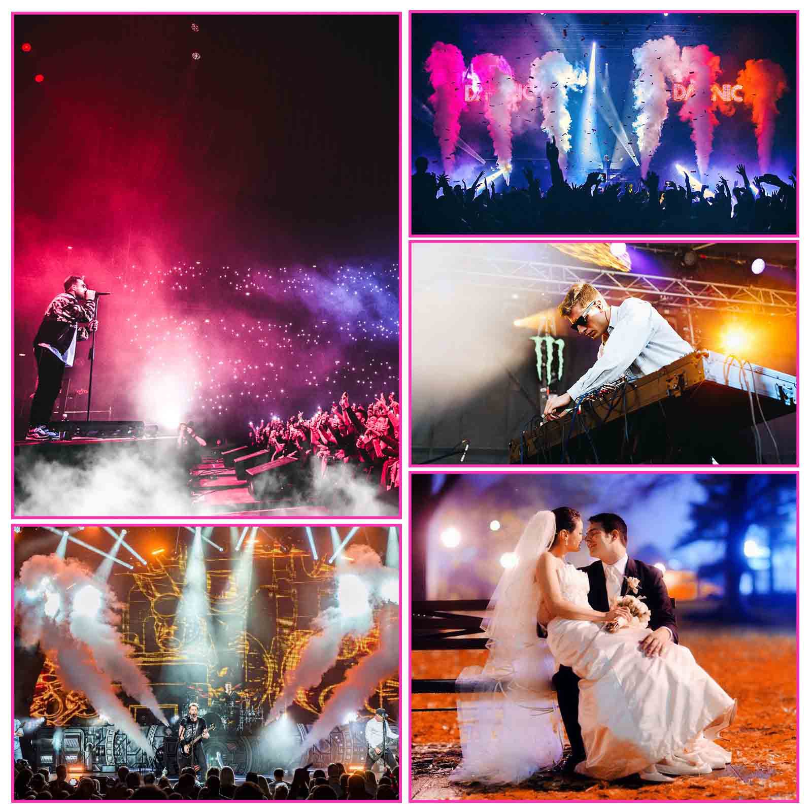 Remote Control Stage Light for Jet Smoke Machine and Customized 50/60HZ Voltage