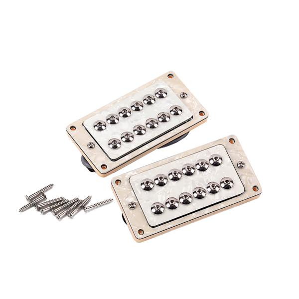White Pearl Guitar Pickups Ceramic Electric Guitar Double Coil Humbucker Pickups