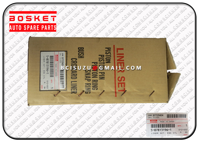 5-87813195-0 OEM Isuzu Liner Kit Set For Nkr55 4JB1 5878131950 5878131960