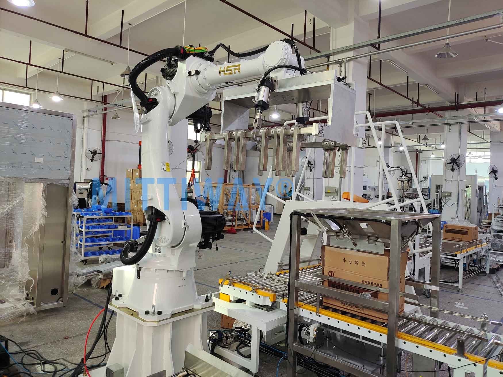 Capacity Robotic Case Palletizer precision Robotic Palletizing System
