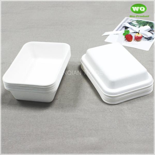 400ml Disposable Sugarcane Bagasse Potato Tray-High Quality Biodegradable