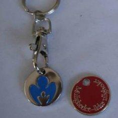 Soft enamel, Brass, Laser Engraving, 1.2mm promotional metal keyrings