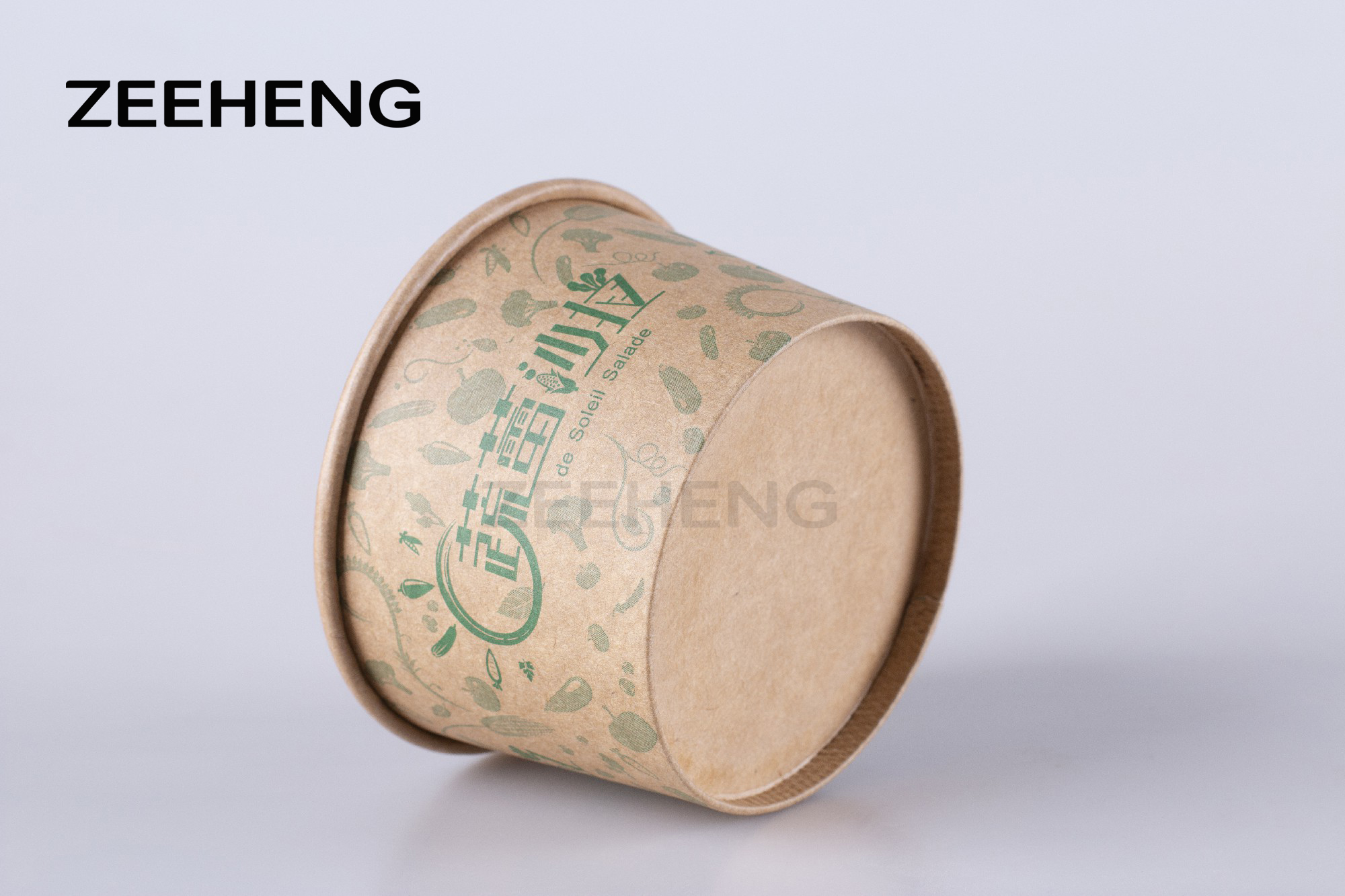 Customized Takeaway Paper Bowl Ice Cream Paper Bowl With Lids