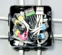 Lighting Connector for solid cable 3 poles easy access to installment and high