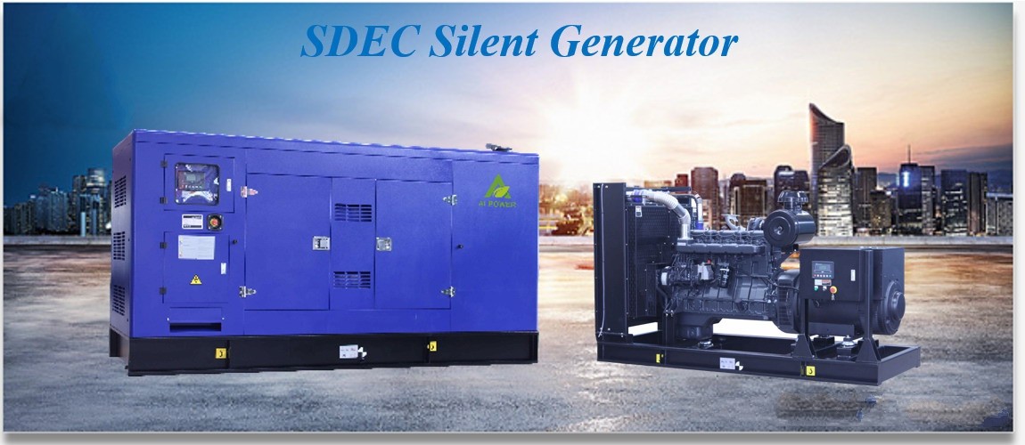 Three Phase Alternator With 100KVA 125KVA Genset 80KW 100KW SDEC Diesel Generator