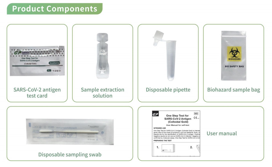 Medical Disposable Specimen Collection Sterile Nylon Flocked Throat Oral Nasal Swab