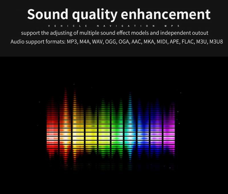 Ouchuangbo android 5.1 car MP5 audio gps stereo radio support 3G WIFI 1024*600 quad core