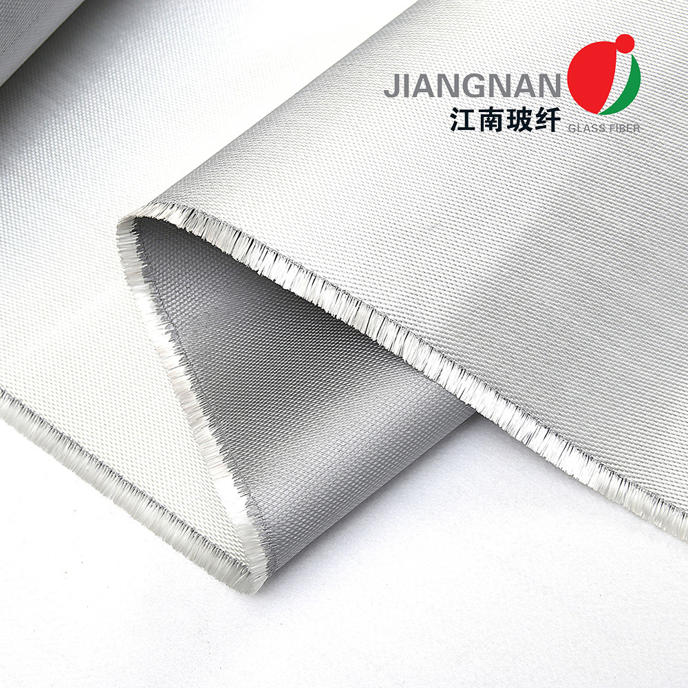 Grey Silicone Fiberglass Cloth Silicone Coated Fiberglass Cloth With Better Abrasion Resistance