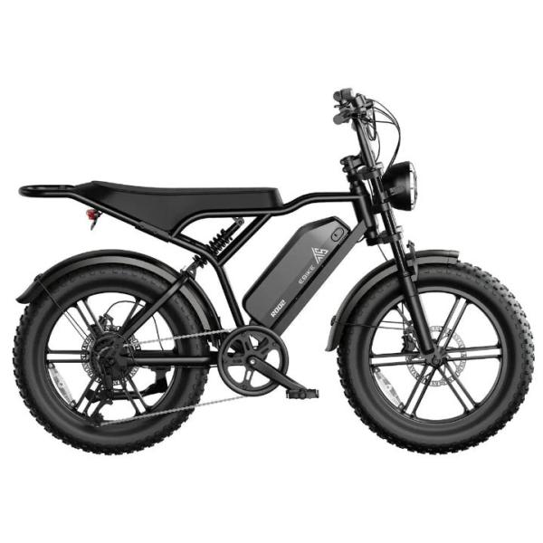 R002 20''*4.0 1500W Full Suspension Moped-style Electric Bike Europe Warehouse