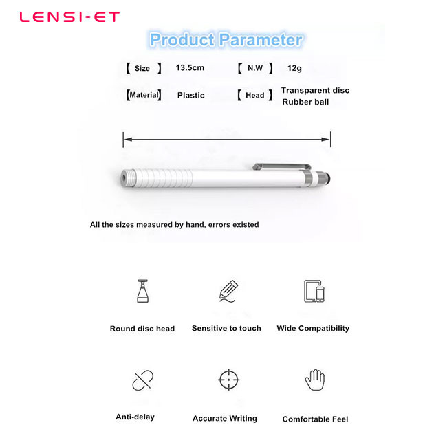 Customizable Smart 2 In 1 Stylus Pen Colorful No Delay Active And Passive Stylus