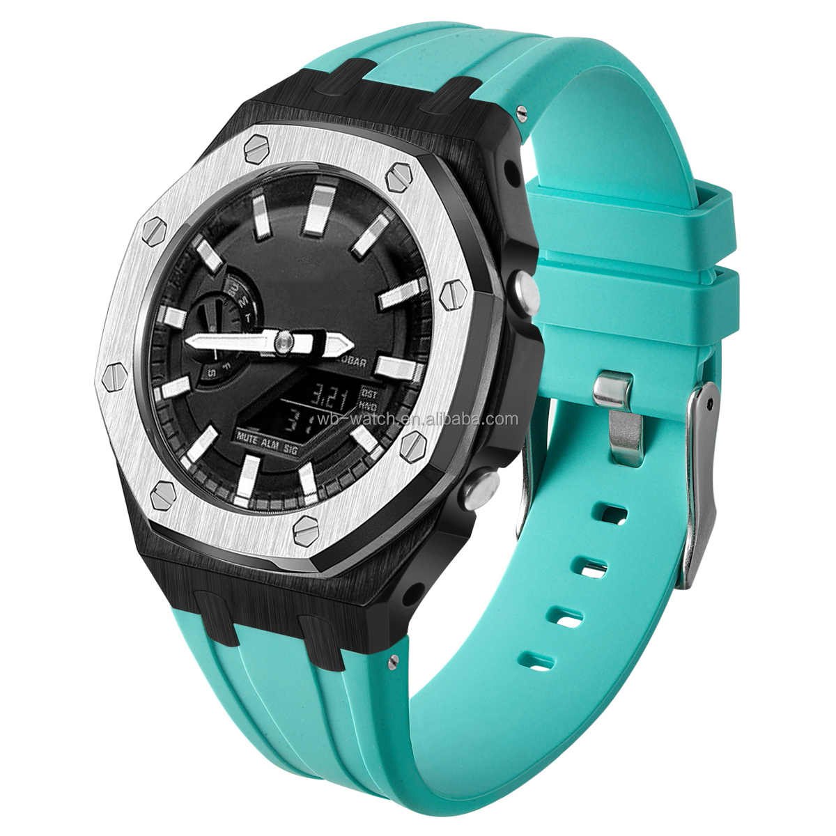 Casio Watch Modified Case Luxury Value Ga2100 Oem Silicone Band Metal Modification Mod Kit