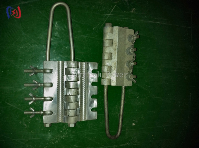 Bolt Type Anti Twist Steel Rope Gripper Stringing Conductor Come Along Clamp 0