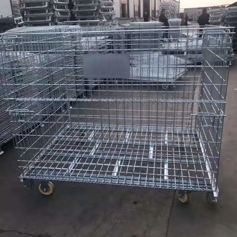 Space Saving Rust Resistant Storage Cages with Optional Wheels and Load Capacity