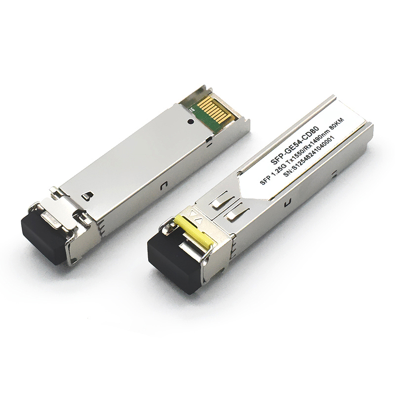 GPON PON 10G DWDM SFP 80KM Module 10G Data Rate 1310nm Wavelength for FTTH 5G Network 80km Distance SM Optical Transceivers