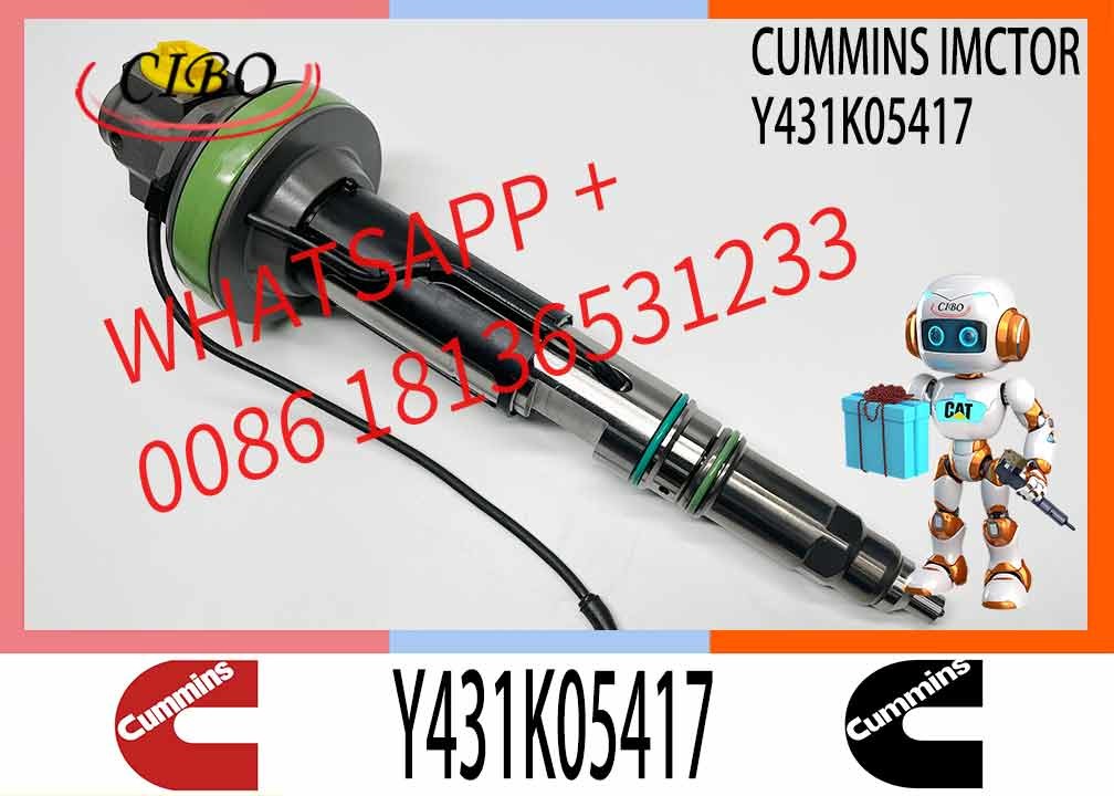 New Y431K05417 2867147 engine fuel injector nozzle assy for excavator K19 KTA19 QSK19 QSK38 QSK60 construction hinery