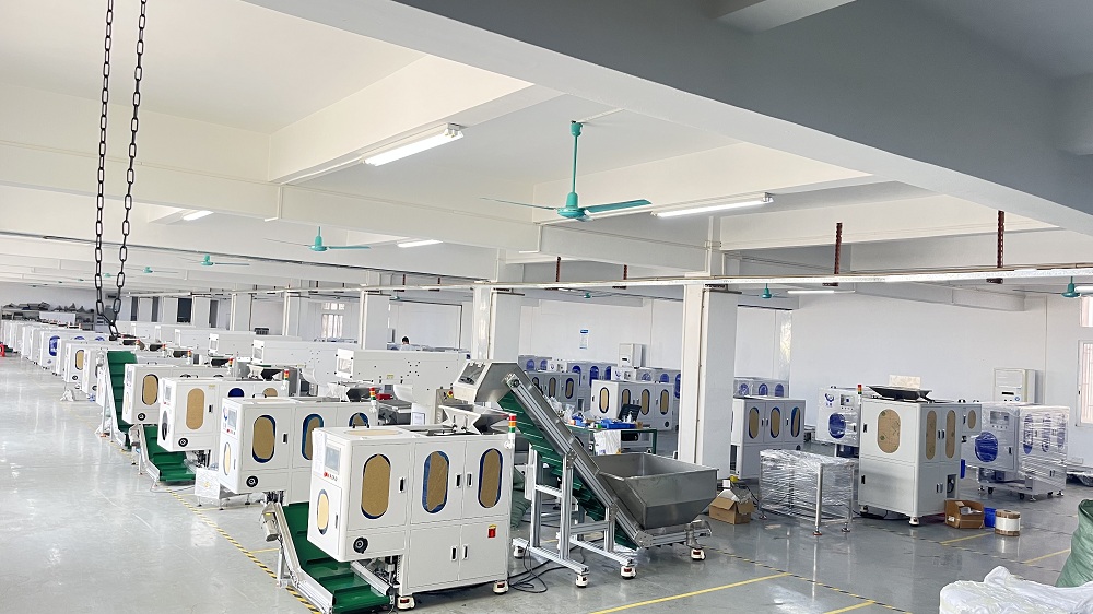 accuracy Automatic Hex Nut Bagging Machine for Hardware Gasket Vision Counter Screw