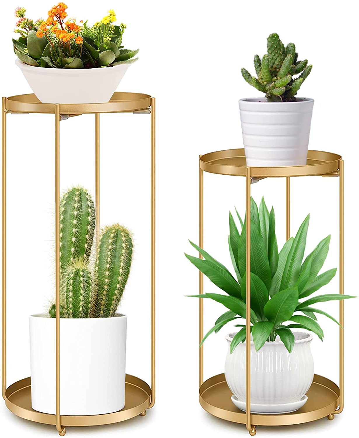 Pack of 2 Custom Size End Tables for Small Space Furniture Hardware Housewarming