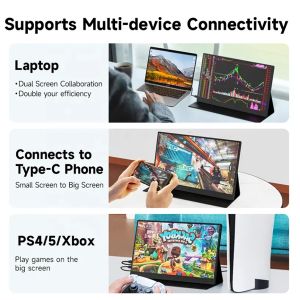 High quality 13.3 inch foldable portable display 60HZ full HD 1080P IPS LCD