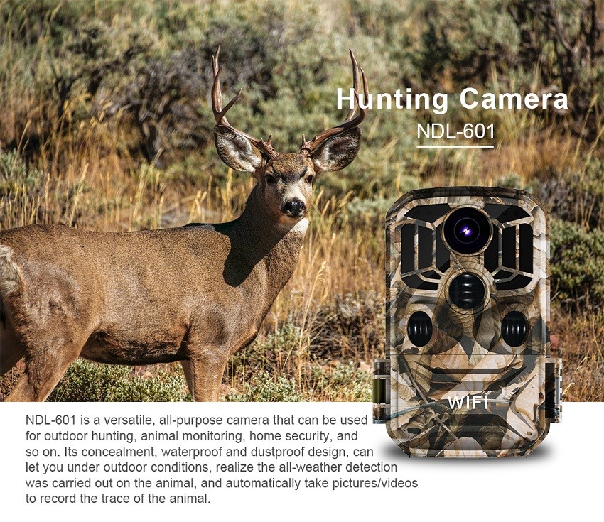 128gb 0.4s Motion Activated Night Vision Camera Wildlife Low Glow Game Cam