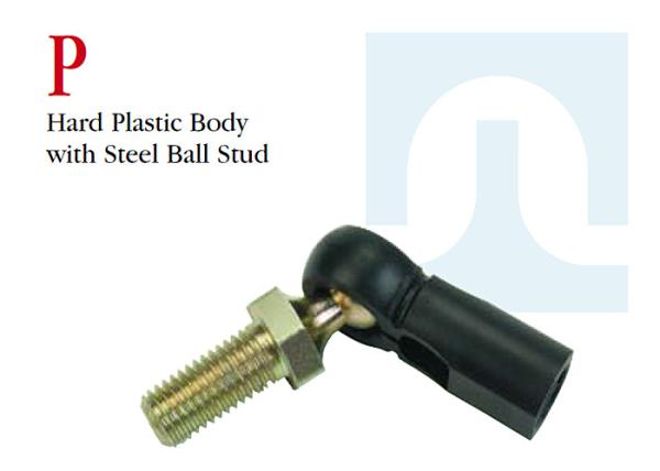 P Series Stainless Steel Ball Joint Low Carbon Steel / Zinc Plated With Steel