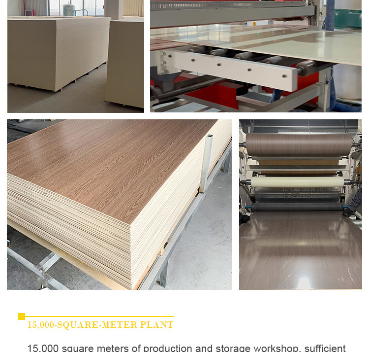 Decorative Fireproof WPC Soundproof Wall Panel 1.22*3m 1.22*2.8m