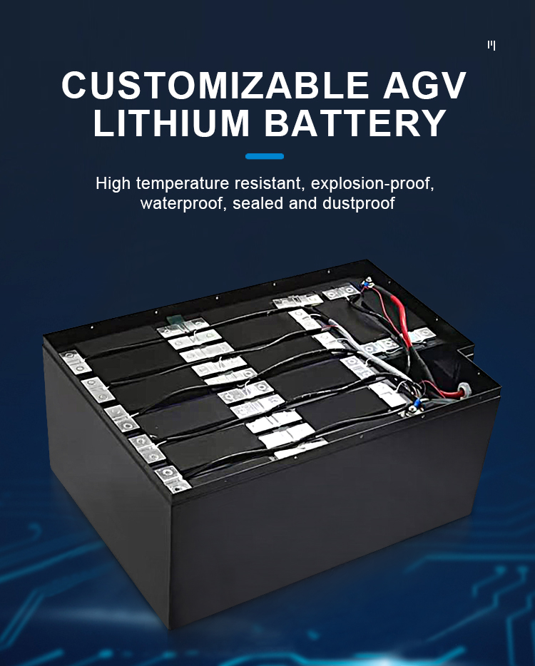 AGV Robot Car Deep Cycle Battery 24V 40Ah 45Ah 60Ah 72V Lifepo4 Lithium Ion Battery