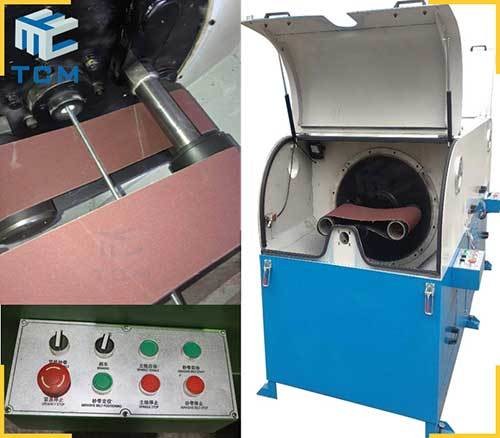 Quality 35kw Rod Surface Wire Polishing Machine Automated Grinding Machine for sale