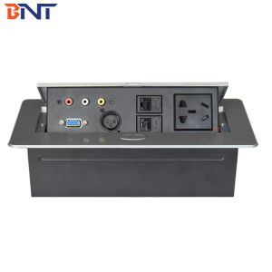  1*MIC Configuration Conference Table Flip Up Multimedia Connector Manufactures