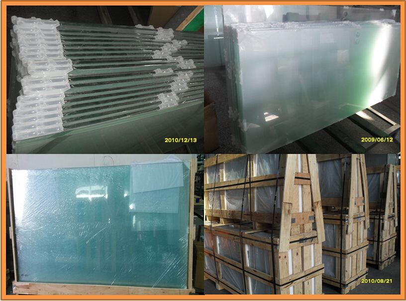 BS EN12150  Interior Sliding Tempered Glass Door Screen Frosted  Type 2