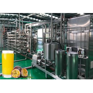 China Sterilizing Passion Extracting 440V Fruit Processing Line on sale