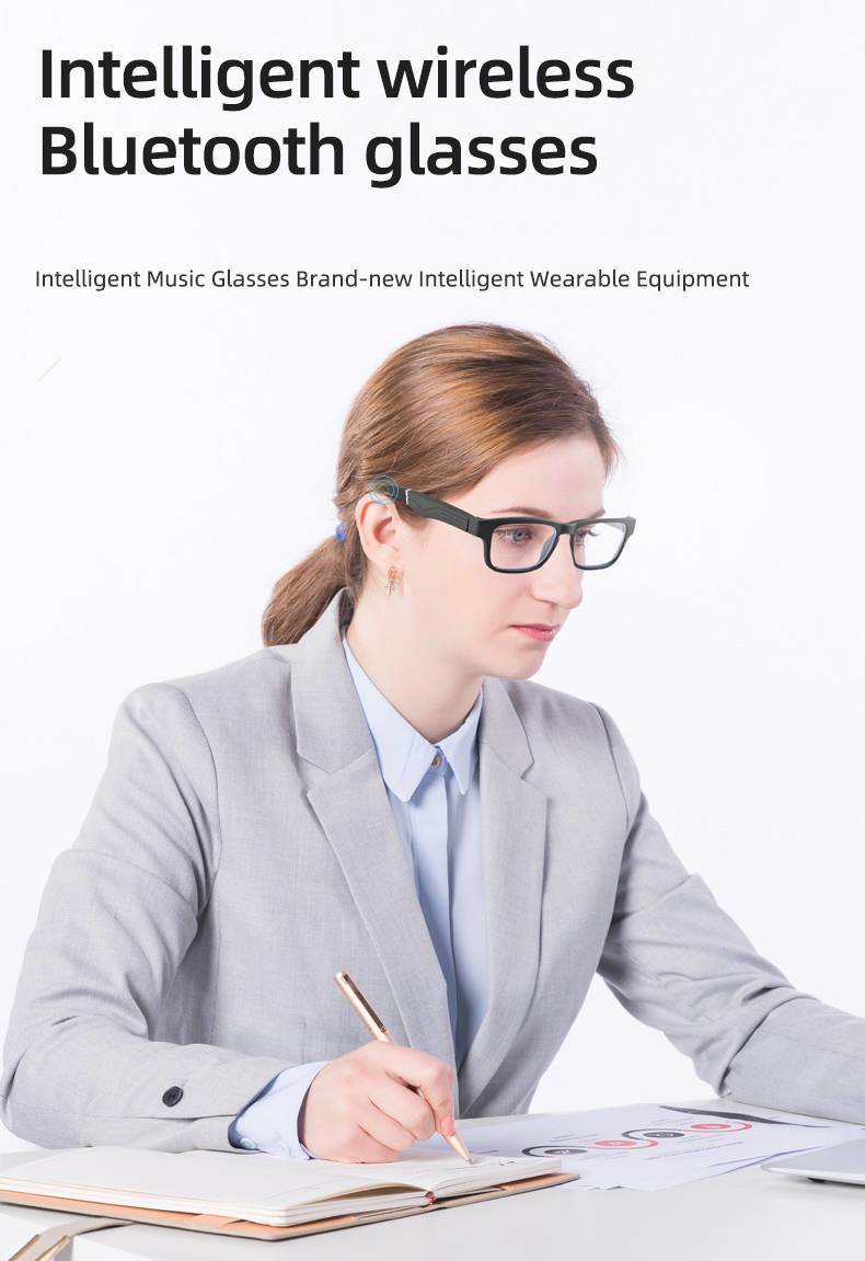 A2DP Smart Audio Sunglasses UVA UVB Ultraviolet Protection One Click Control