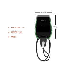 China 7kw Or 22kw Ac Ev Charger Single Phase Type 2 Charging Stations Wallbox on sale