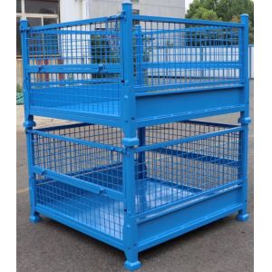 Transportation Collapsible Pallet Bins / Folding Pallet Container High