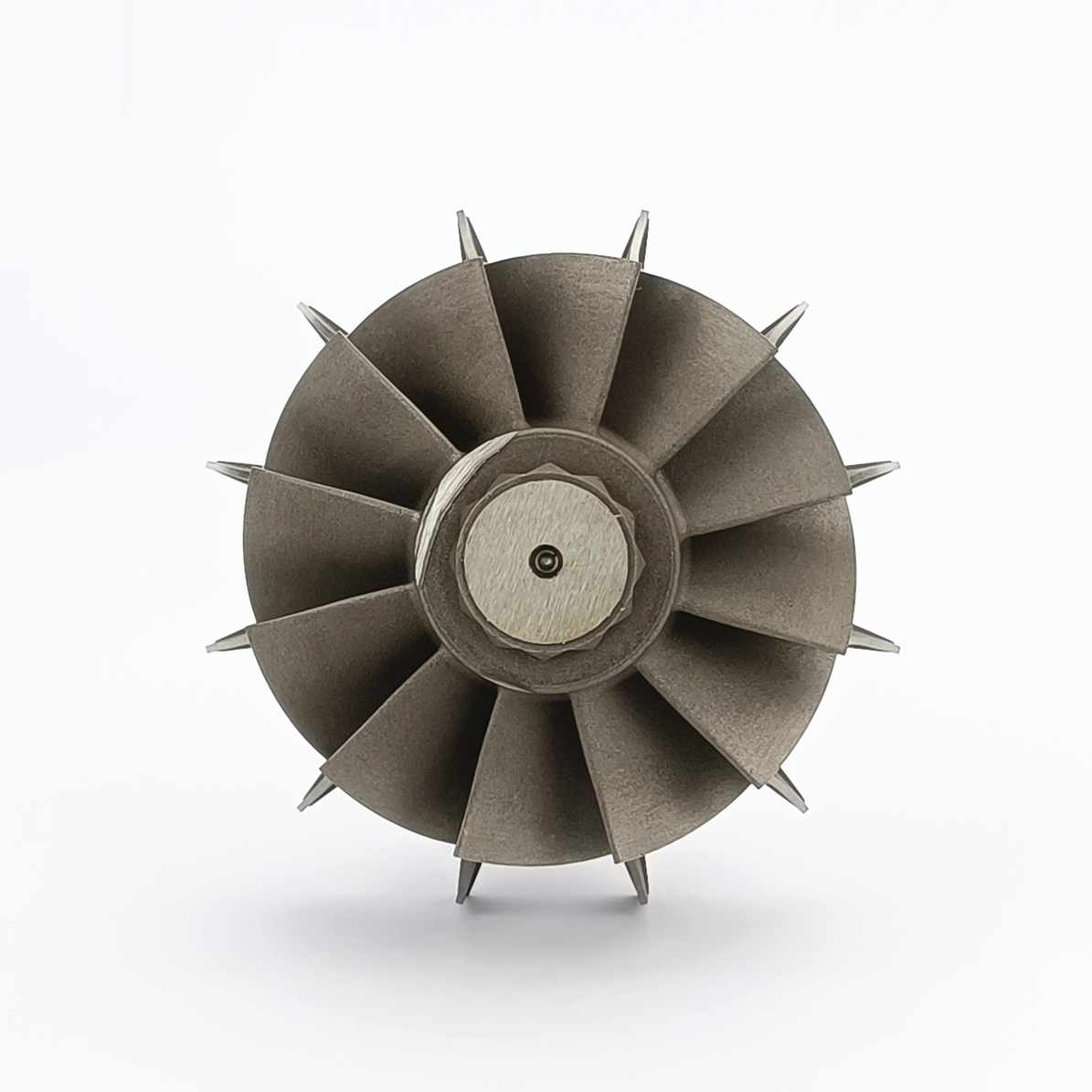 MS-TECH Turbo HE500VE Turbine Wheel Shaft 2835855 Ind 84mm Exd 68mm Blades12