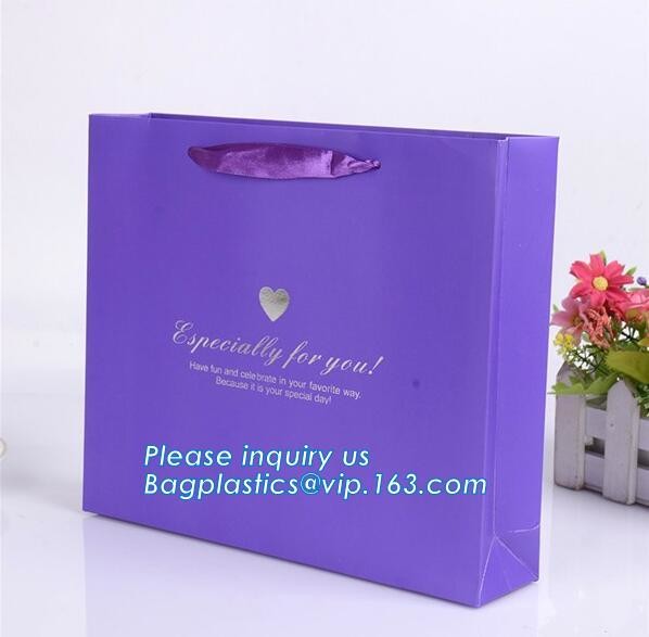 Luxury Paper Gift Carrier Shopping Bag Party Bag with Handles,printed paper carrier bag for apparel shopping bag, bageas