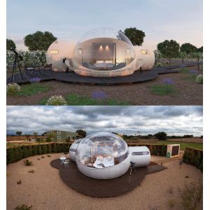 Inflatable Bubble Geodesic Dome Tent Garden Party Geodesic Camping Tent