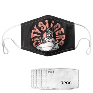 Adjustable Elastic Earloop Printed Reusable Face Mask