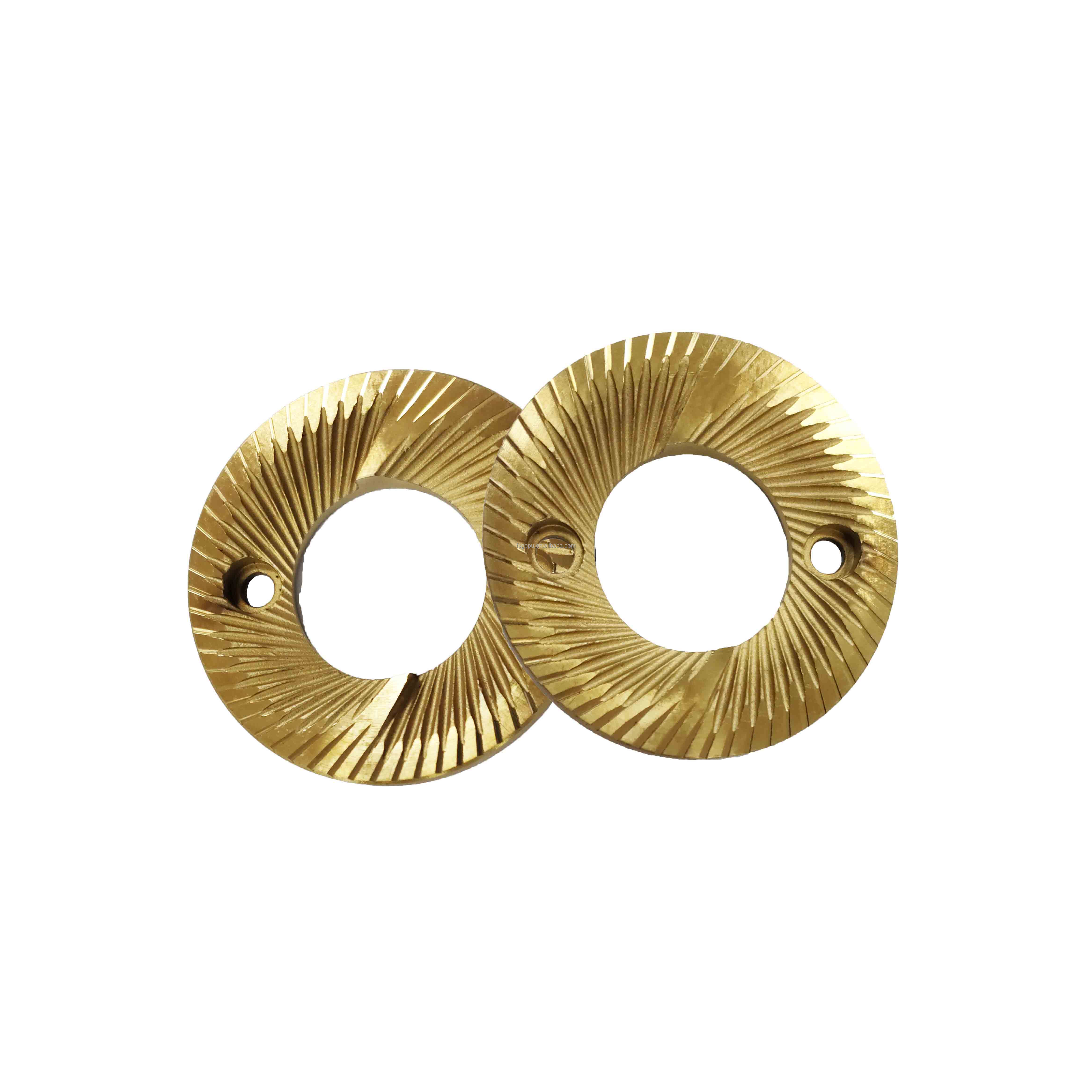 75mm Burr Grinders Titanium Plated Electric Coffee Bean Grinder for Cappuccino Latte