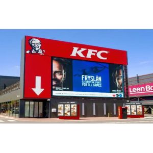 320*320mm Outdoor Full Color LED Display P10 Waterproof IP65 With 1/2s Scan Mode