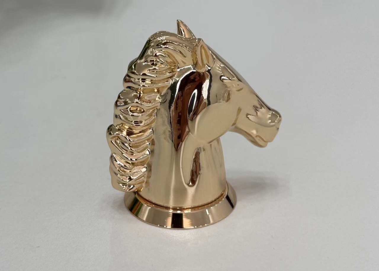 Zamak Horse Shaped Metal Perfume Cap Perfume Caps With High-Grade Zinc Alloy