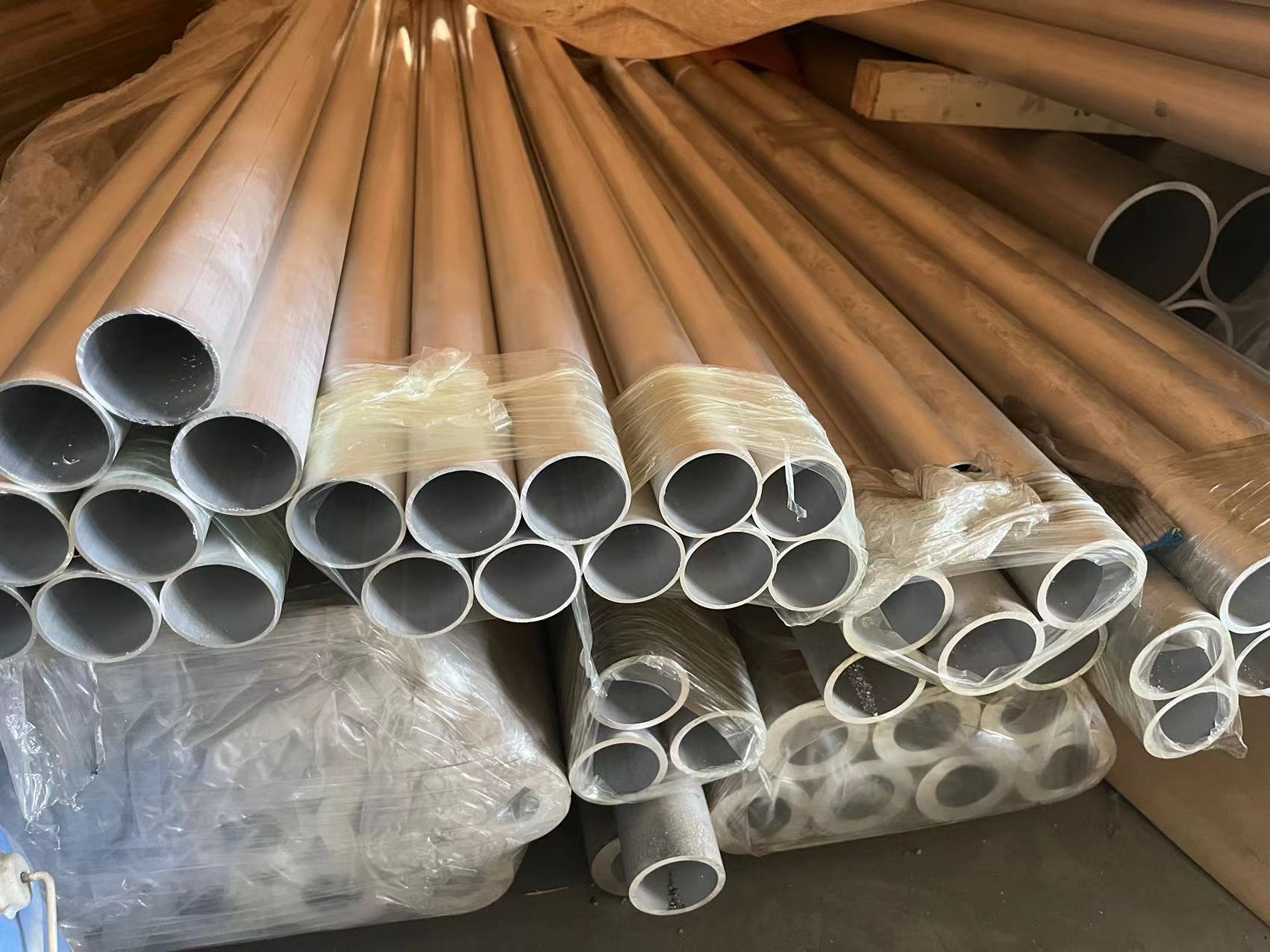 ASTM Silver Color T4 T5 5052 Aluminum Tubing Anodized Alloy Tube Seamless 40mm Diameter