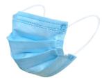 Anti Dust Blue Disposable Protective Mask Elastic Ear Loops With No Pressure